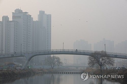 미세먼지 짙은 수도권