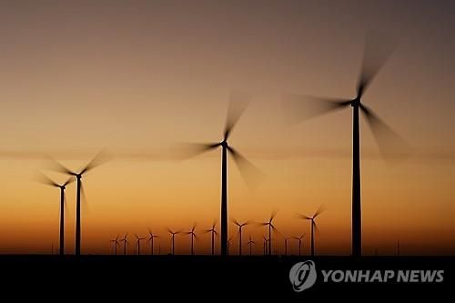 미국 캔자스주의 풍력 발전 단지