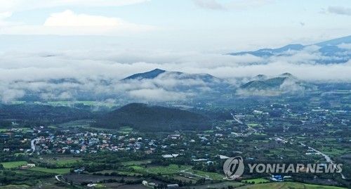 구름 많은 제주