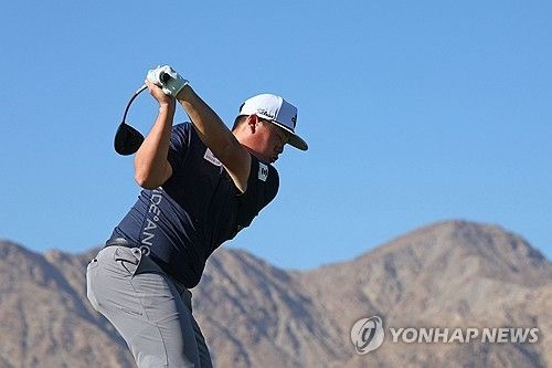 임성재의 티샷.