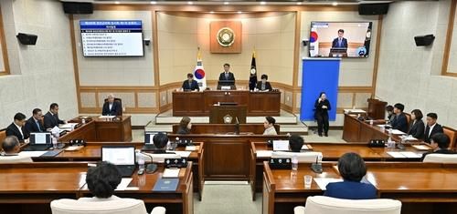 정선군의회 본회의장