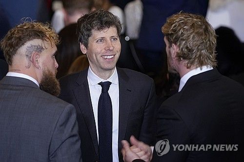 도널드 트럼프 대통령 취임식에 참석한 샘 올트먼 오픈AI CEO