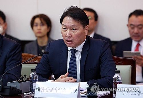 발언하는 최태원 회장