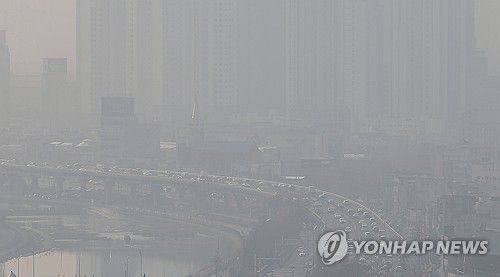 연일 미세먼지로 가득한 대구 도심