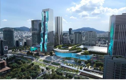 코엑스 일대 개발계획안 전체 조감도