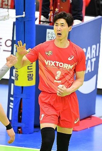 선수 시절의 박철우 해설위원