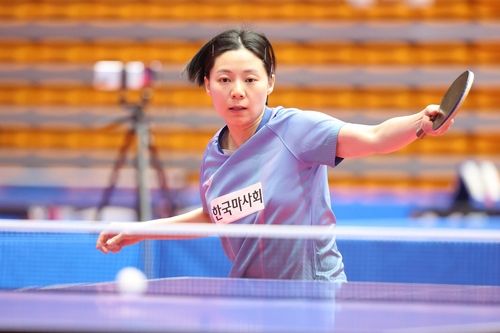 한국마사회의 최효주 경기 장면