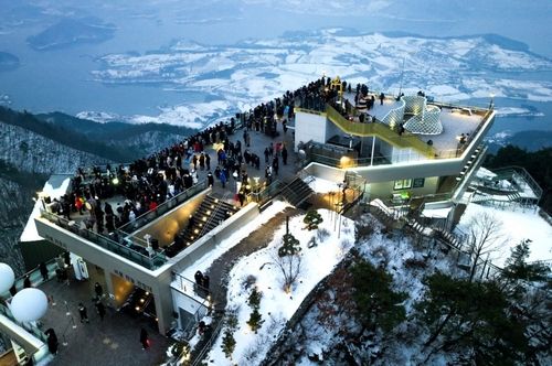 제천 비봉산 전망대