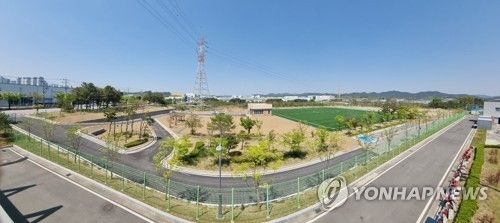 구미국가산단에 설치된 완충저류시설. [구미시 제공. 재판매 및 DB 금지]