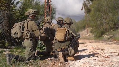 레바논 남부에서 작전 중인 이스라엘군 7여단