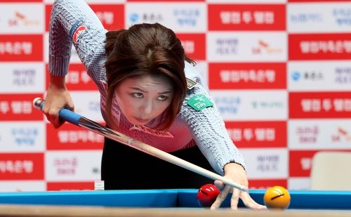 프로당구 31연승을 이어간 김가영