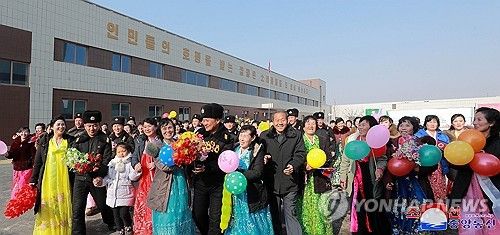북한, 남포시 온천군 지방공업공장 준공