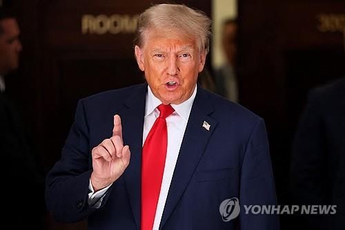 도널드 트럼프 미국 대통령