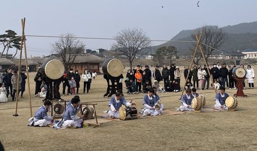 지난해 설 해미읍성 전통문화 공연