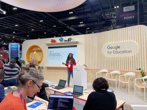 벳쇼에 차려진 구글 전시장