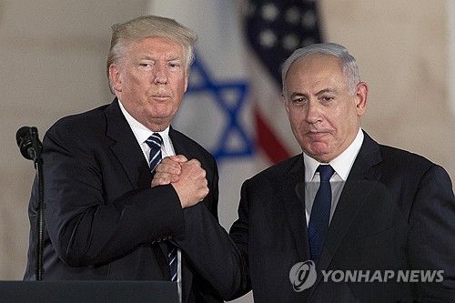 트럼프 미국 대통령과 네타냐후 이스라엘 총리
