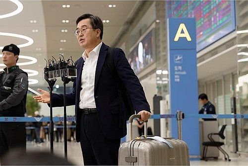 다보스포럼 일정 마치고 귀국한 김동연 경기지사