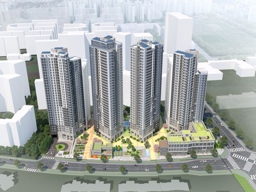 일원개포한신 재건축정비사업 조감도