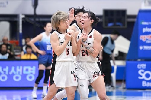 안혜지(왼쪽)와 김소니아