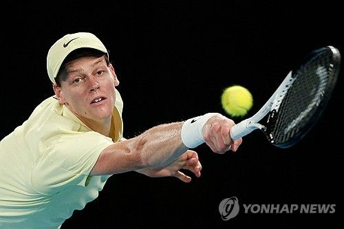 신네르의 경기 모습. 