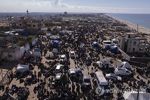 귀향길 막힌 가자지구 주민