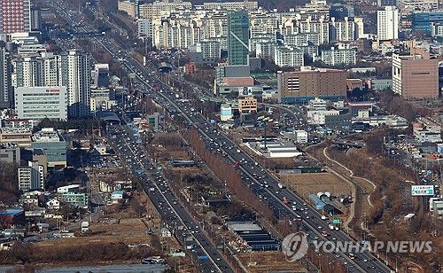 경부고속도로 신갈 IC 인근 정체