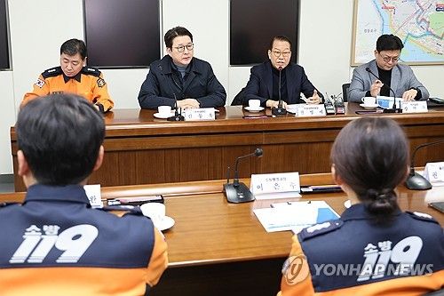 소방서 격려 방문한 권영세 비대위원장