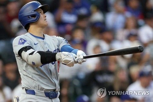 콜로라도서 홈런포 터뜨린 오타니