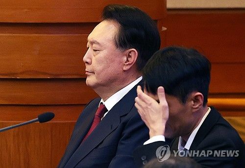 윤석열 대통령, 탄핵심판 4차 변론 출석