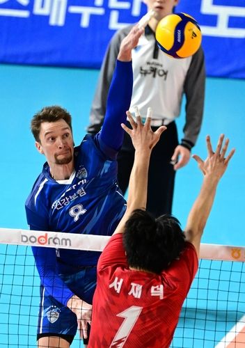 삼성화재 막심의 강타