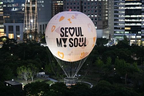 서울달 야경 사진