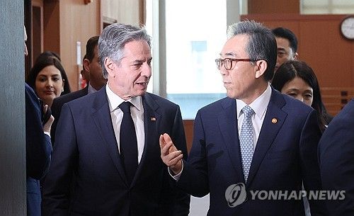 작년 3월 서울에서 열린 한미외교장관회담