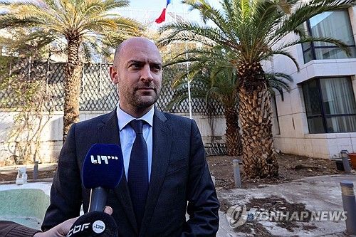 시리아 찾은 프랑스 외무장관