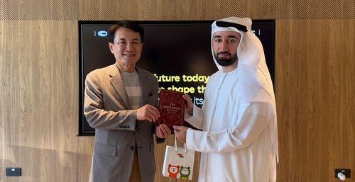 두바이 방문한 김진태 강원도지사