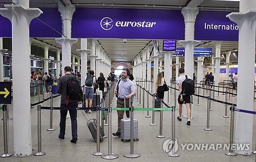 영국 런던 세인트판크라스역