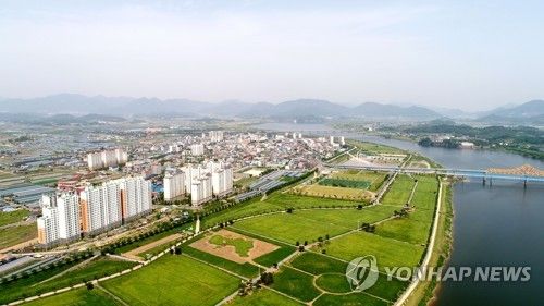 경남 창녕군 남지읍 전경