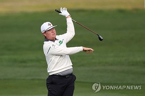 임성재의 1라운드 경기 모습. 