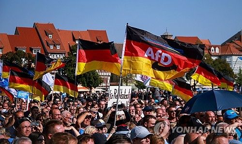독일에서 통치 참여를 노리는 극우정당 '독일을 위한 대안' [EPA 연합뉴스. 재판매 및 DB 금지]