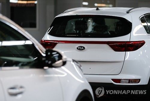 2016년 러시아 칼리닌그라드 공장에서 조립된 기아 스포티지 