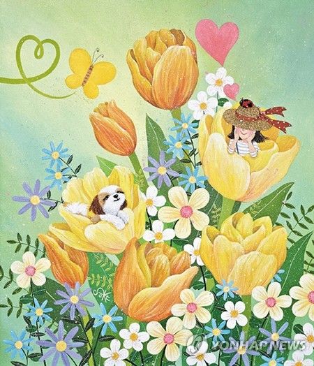 유승근 ‘Sweet flower garden 05’