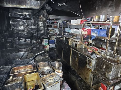 부산 동래구 식당 주방서 불