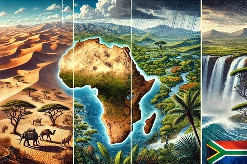 아프리카의 다양한 날씨 이미지