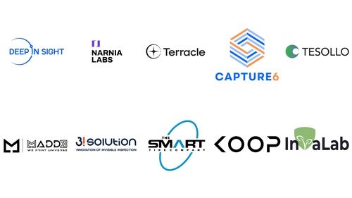 참가 스타트업 10개사 기업 이미지(CI)