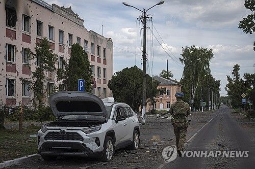 러시아 쿠르스크 점령한 우크라이군