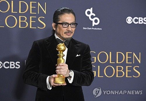 '쇼군'으로 골든글로브 남우주연상 받은 일본 배우 사나다 히로유키