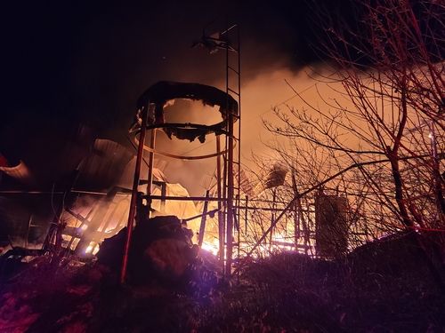 홍천 두촌면 양계장 화재