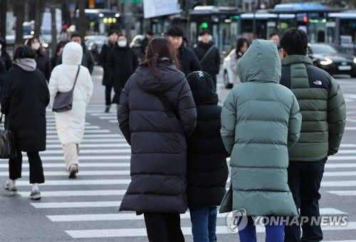 겨울 아침 출근길
