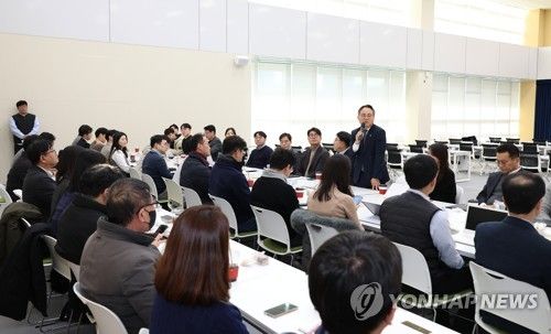 고기동 행정안전부장관 직무대행 출입기자 신년 차담회