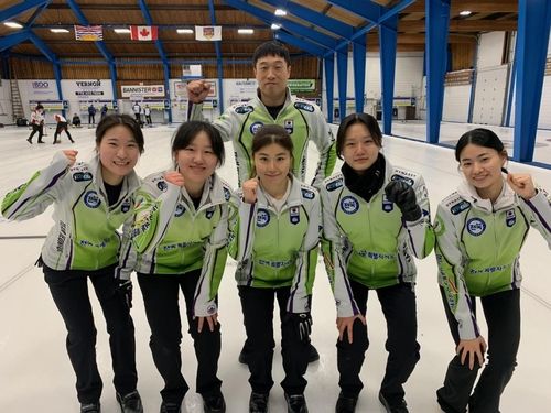  전북도청 컬링팀 선수들