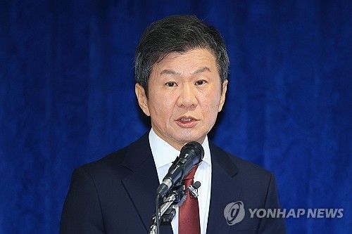 정몽규 축구협회장 후보 공약 발표